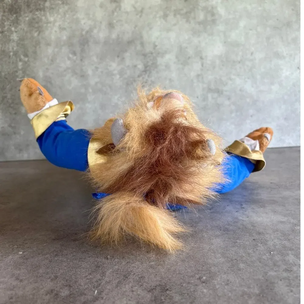 Disney Beauty and the Beast Beast plush toy Mattel vintage 1992 stuffed animal